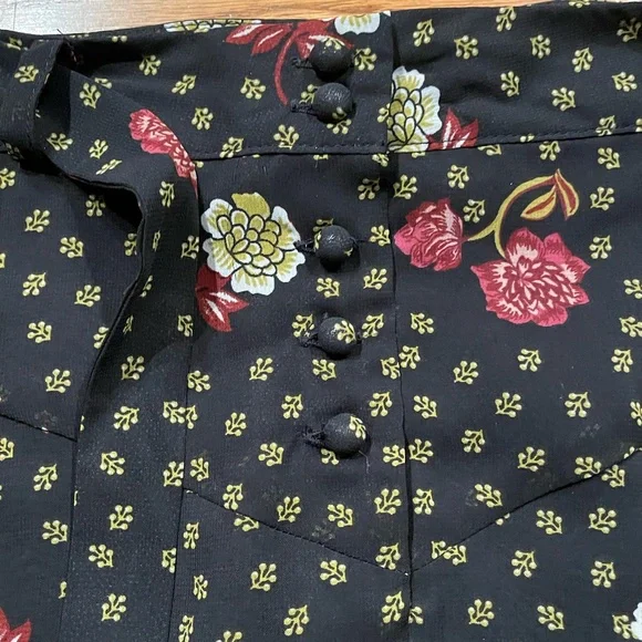 Loft Button Detail Skirt - Picture 3 of 7